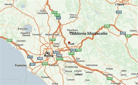 Guidonia Montecelio Map